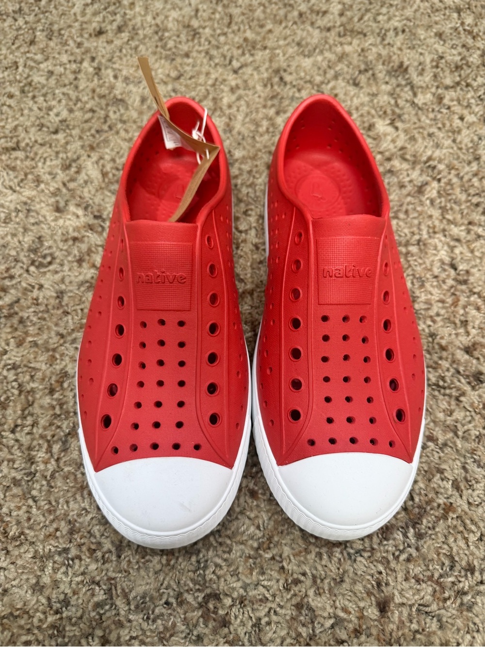 NWT size J5 Native Red Natives